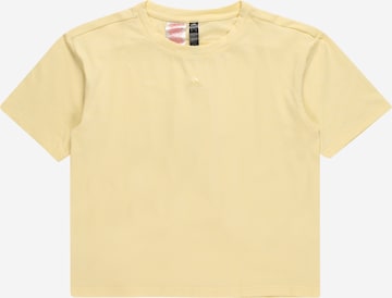 ADIDAS SPORTSWEAR - Camisa funcionais 'Aeroready Loose' em amarelo: frente