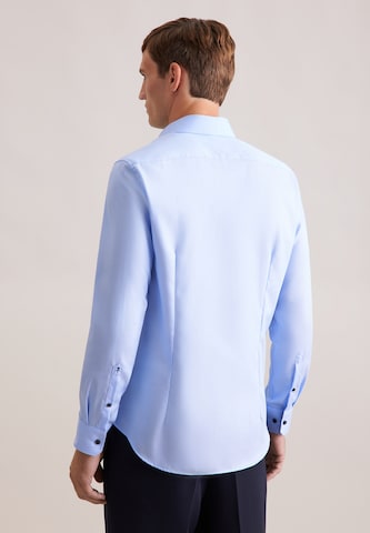 SEIDENSTICKER Slim fit Business shirt 'Schwarze Rose' in Blue