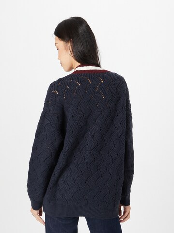 Pepe Jeans Knit Cardigan 'Brookelyn' in Blue