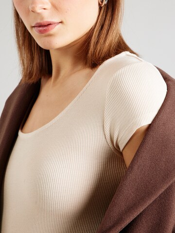 ABOUT YOU Shirt Bodysuit 'Sissy' in Beige