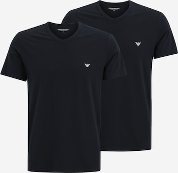 Emporio Armani Koszulka w kolorze niebieski: przód
