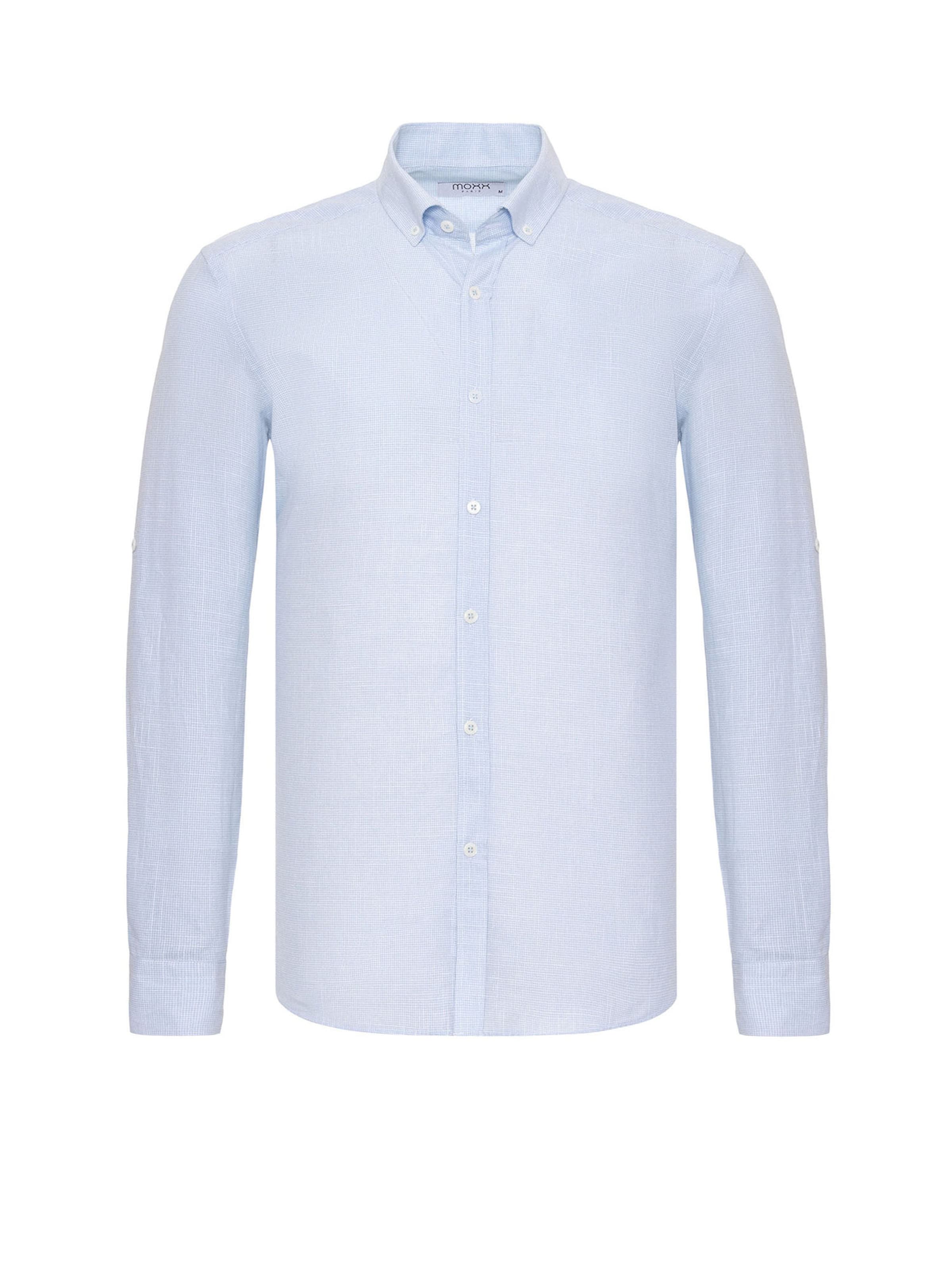 Moxx Paris Regularny krój Koszula w kolorze niebieski: przód