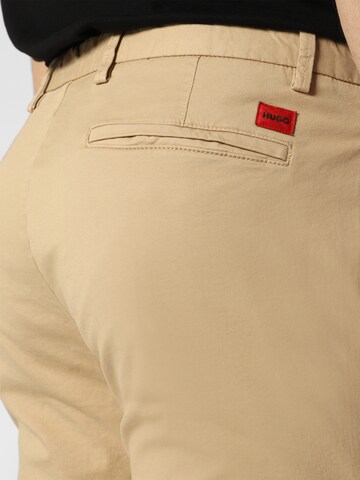 HUGO Slimfit Chino 'David' in Beige