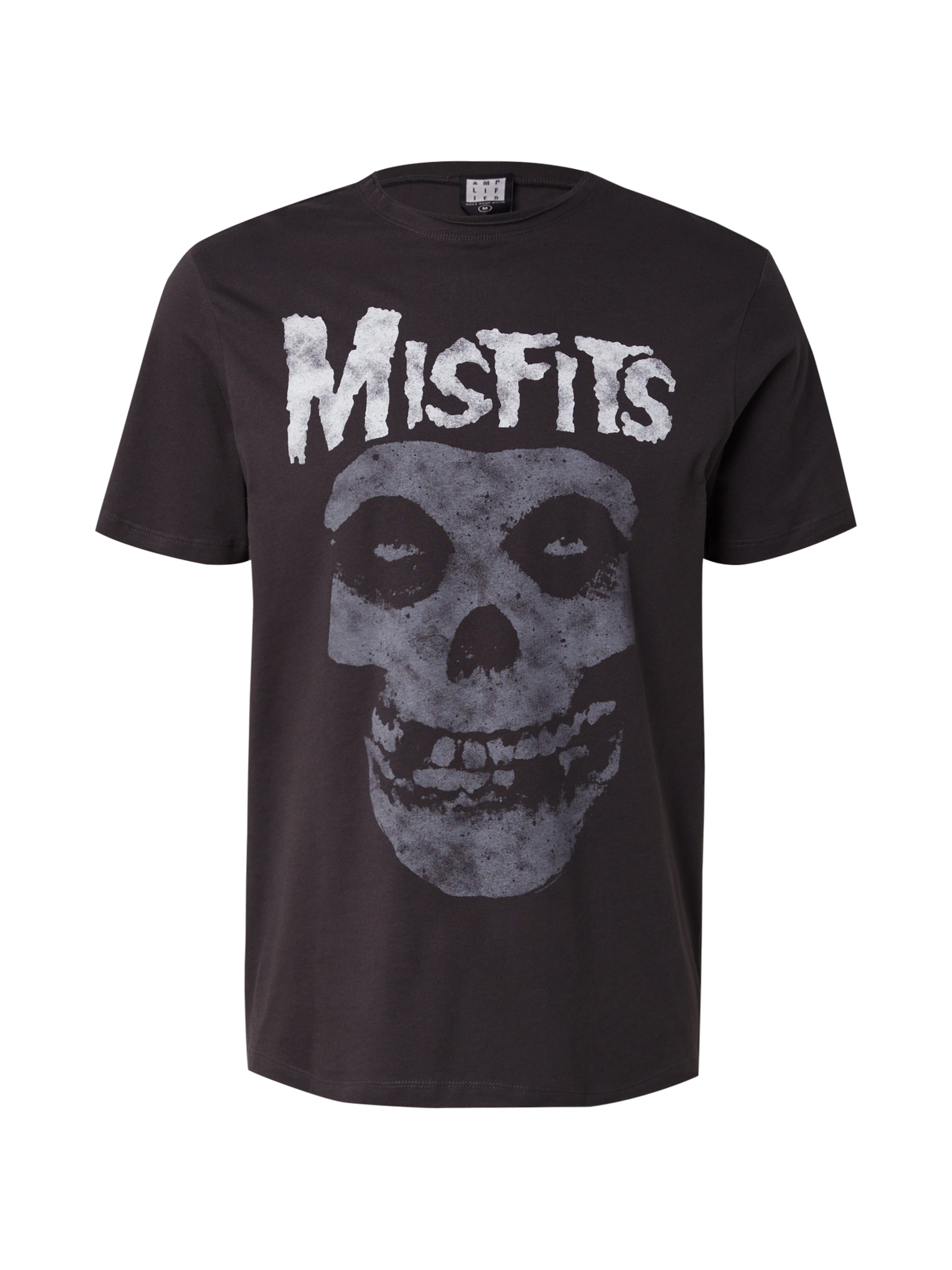 AMPLIFIED - Camisa 'MISFITS' em cinzento: frente