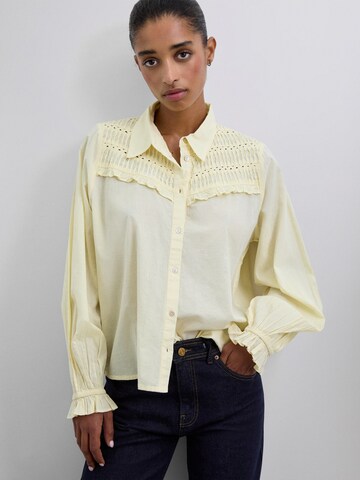 Chemisier Scalpers en jaune