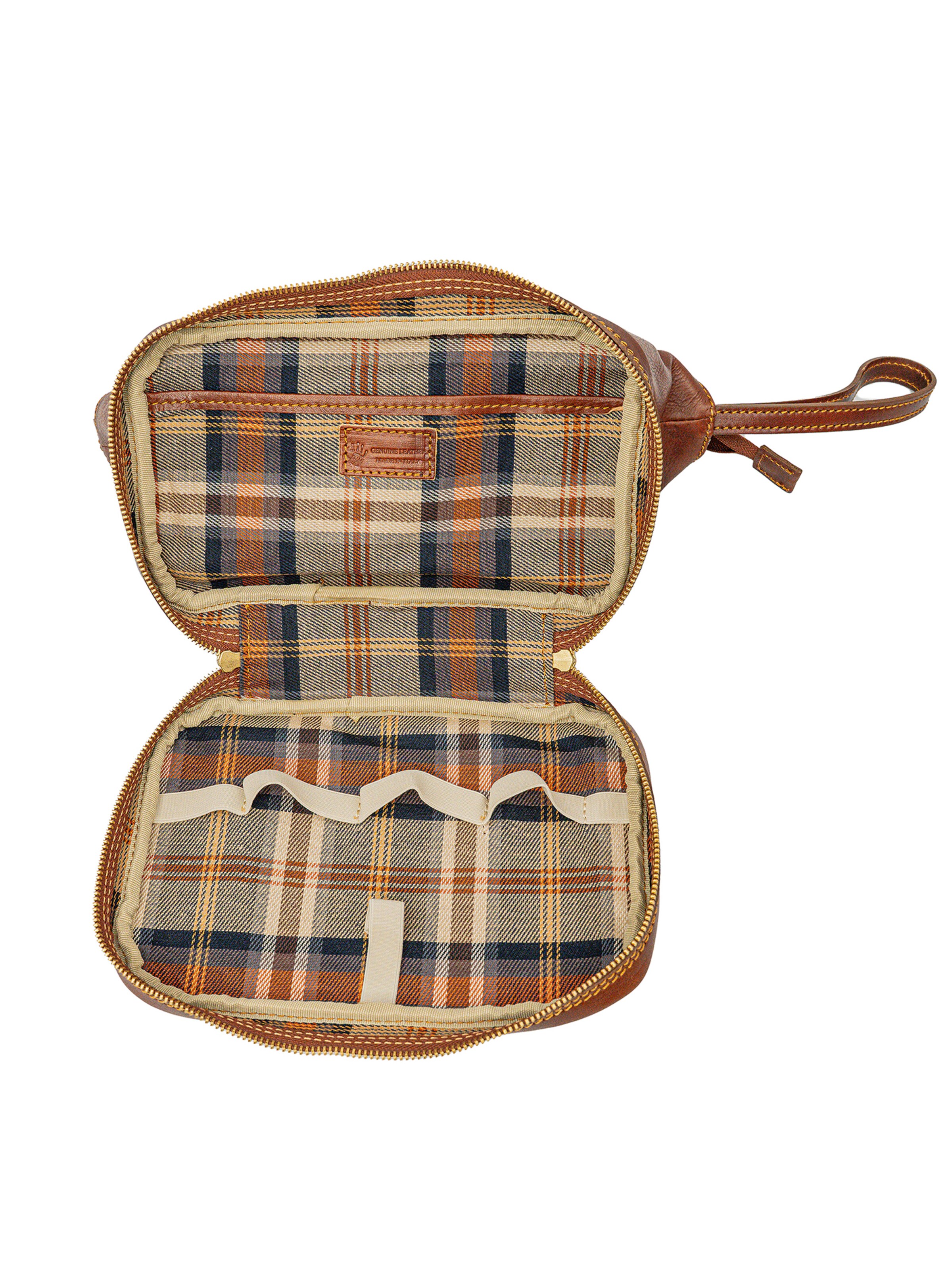 bupell Toiletry Bag 'Luca' in Brown