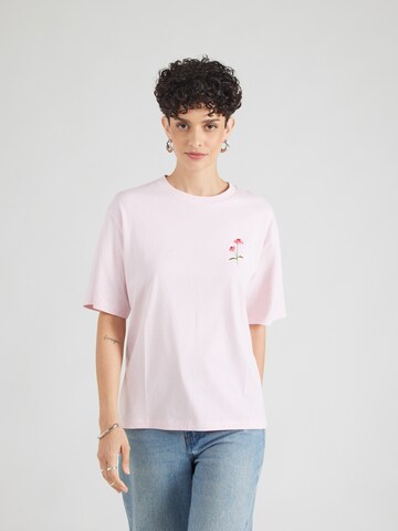 VERO MODA Μπλουζάκι 'VMPAULINA THEA' σε ροζ: μπροστά