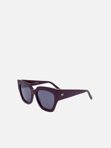 TOMMY HILFIGER Sunglasses 'Tommy Hilfiger TH 2223/S Burgundy 53/19/140 Women Sunglasses' in Red