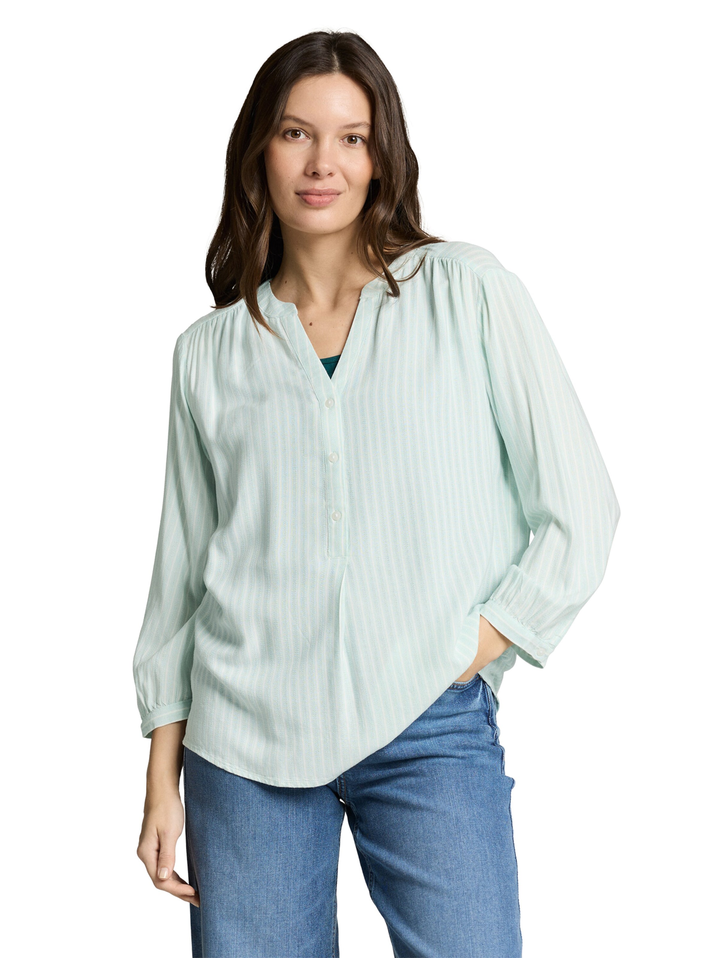TOM TAILOR Blouse in Green: front