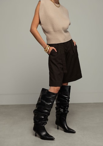 SACHA Stiefel in Schwarz: Vorderseite