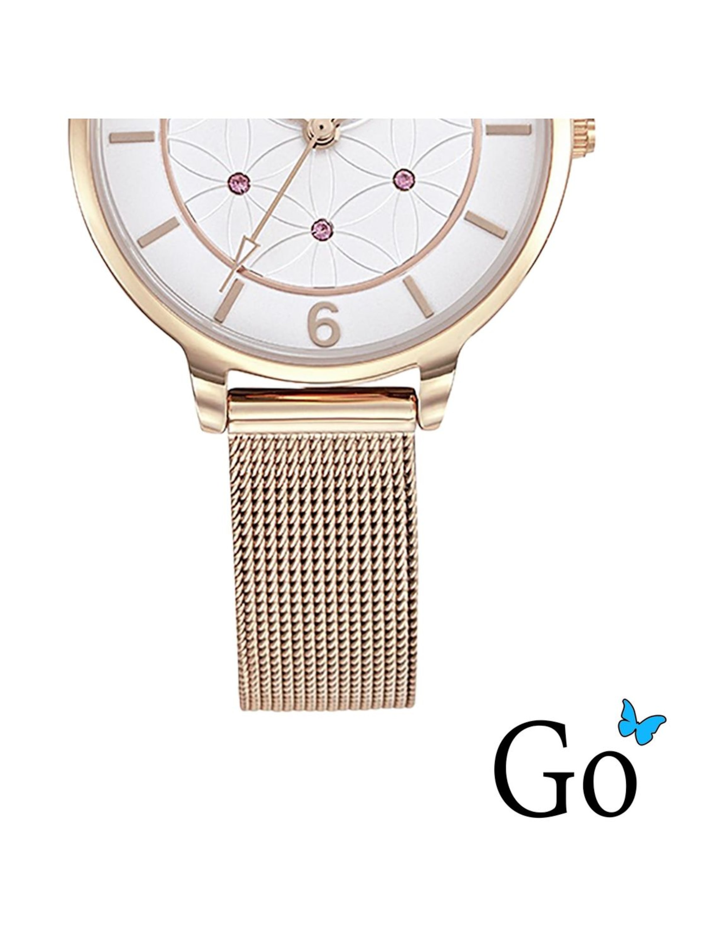 GO GirlOnly Analog watch in Gold