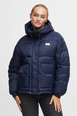 Oxmo Winter Jacket 'Joyce' in Blue: front