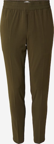 Samsøe Samsøe Suorat housut 'SMITHY' värissä vihreä: etupuoli