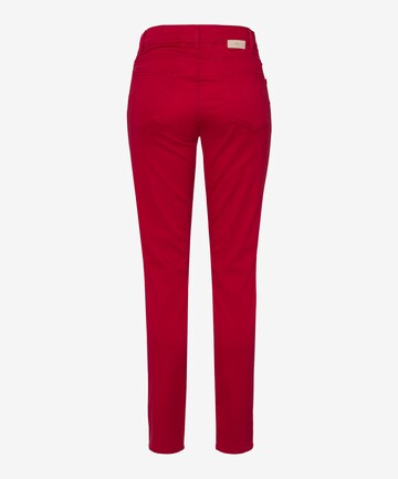 BRAX Slim fit Trousers 'SHAKIRA' in Red