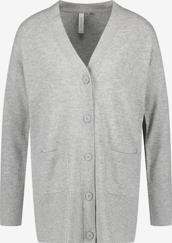 GERRY WEBER Knit Cardigan in Grey: front