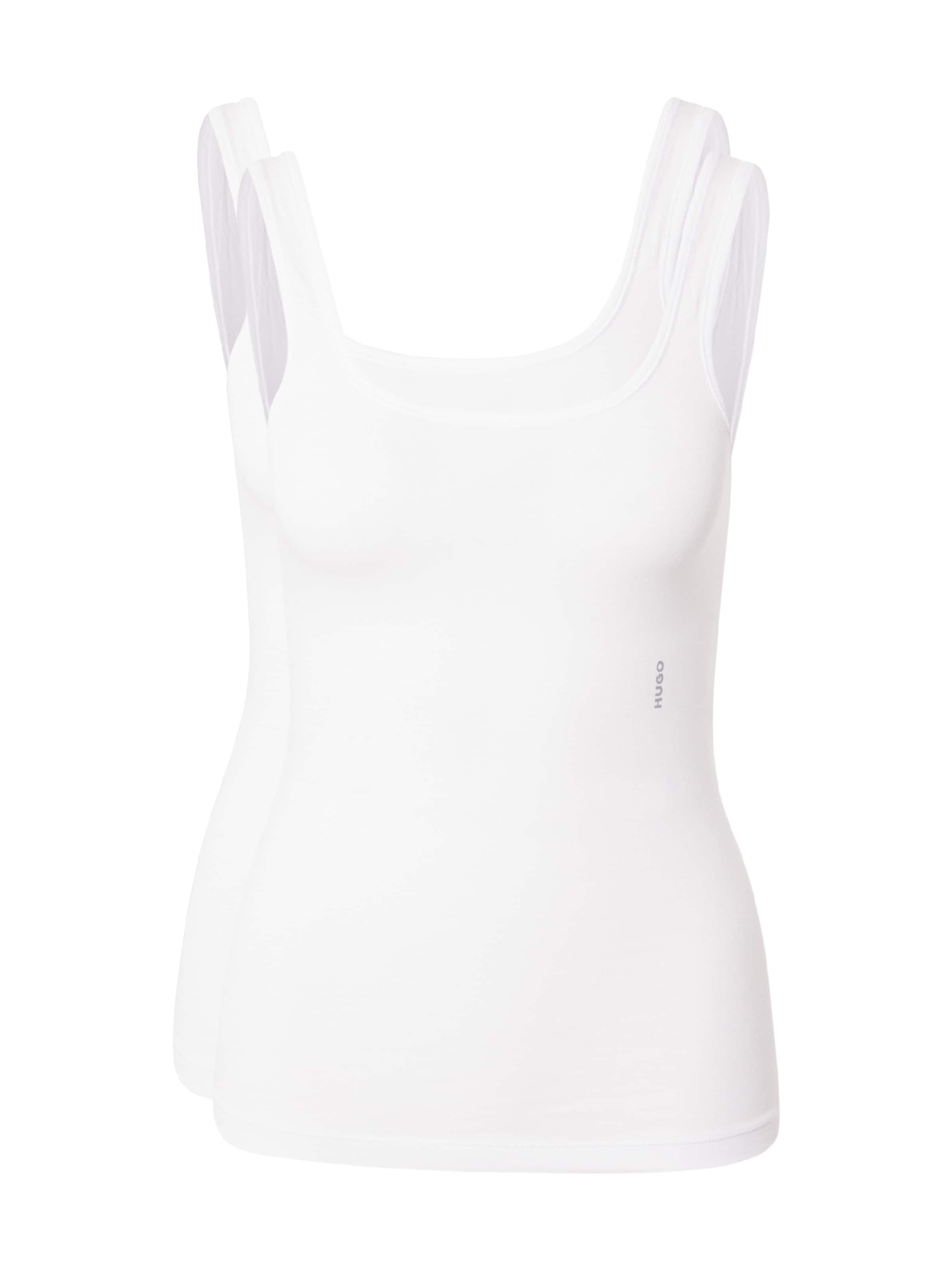 HUGO Podkoszulka w kolorze biały: przód