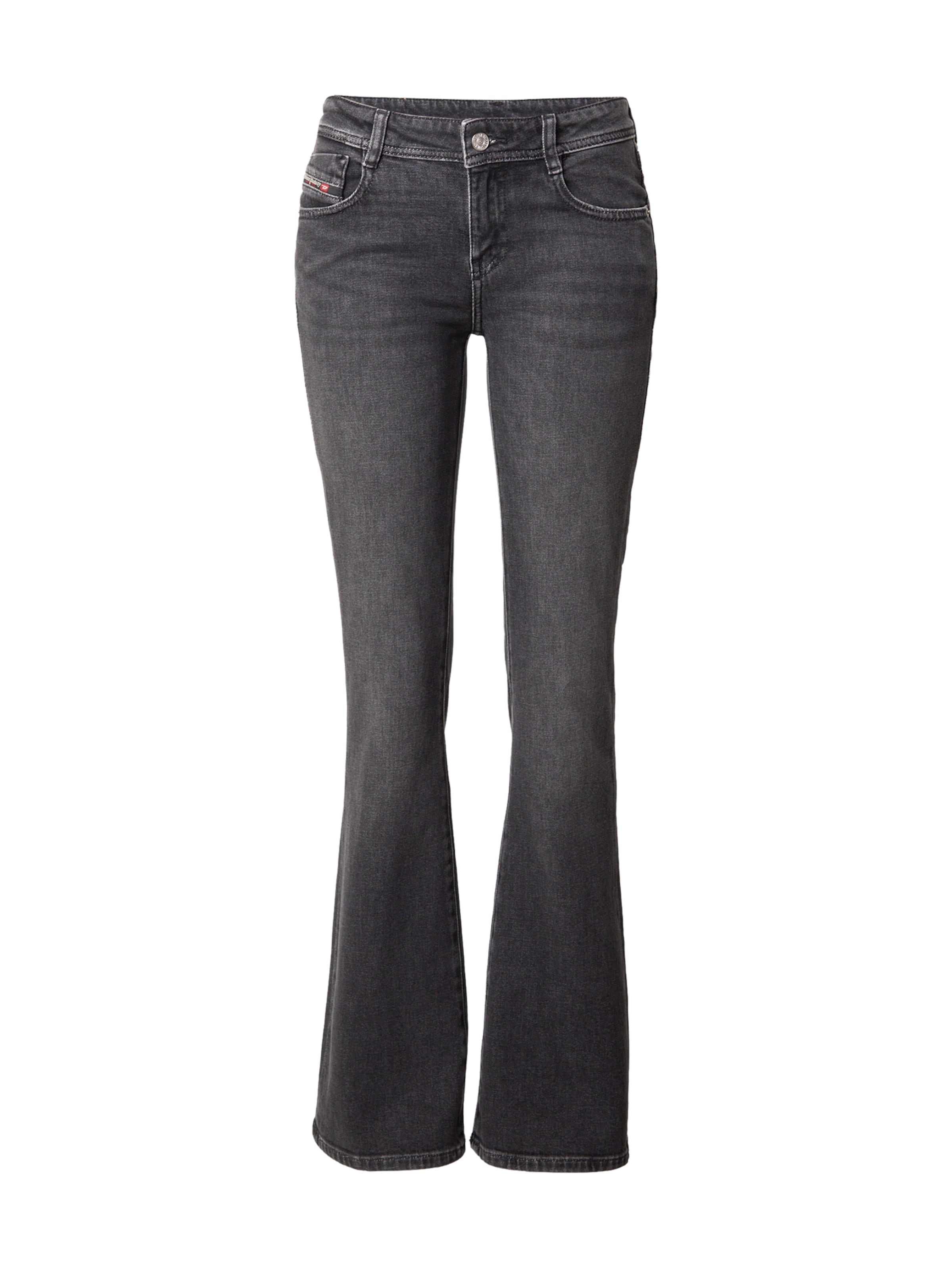 DIESEL Bootcut Jeans &#x27;1969 D-EBBEY&#x27; in Zwart: voorkant