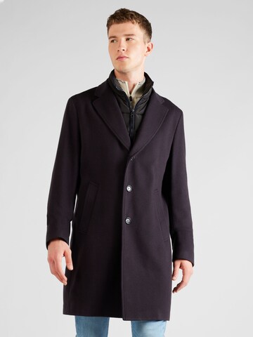 BOSS Between-seasons coat 'Hyde' in Blue: front