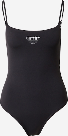 aim'n Maillot de bain sport en noir / blanc, Vue avec produit