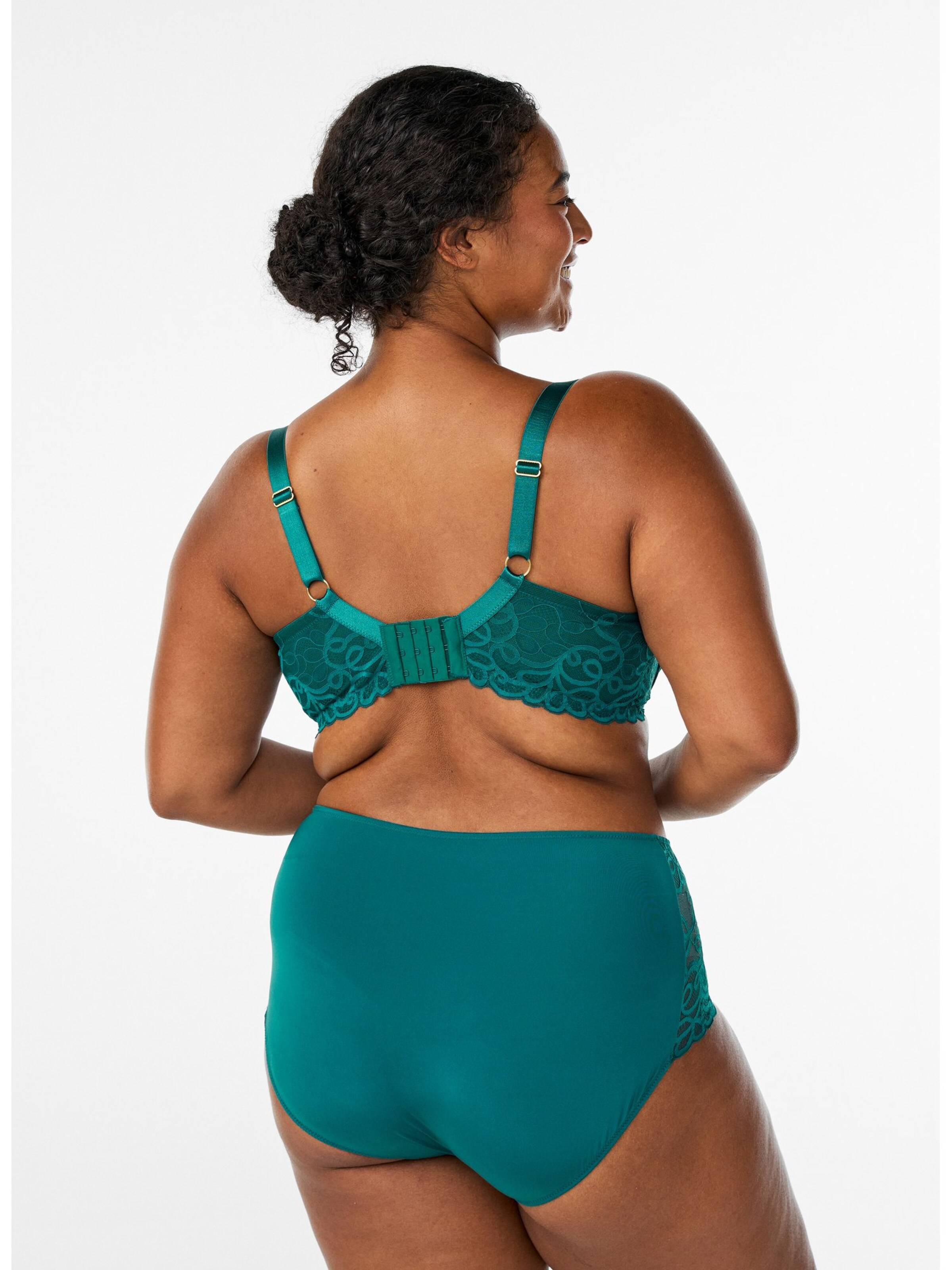 Devoted by Zizzi Пуш-ап Бюстгальтер 'Lingrid' в Зеленый