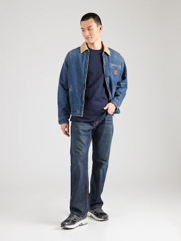 Tricou 'Chase' de la Carhartt WIP pe albastru