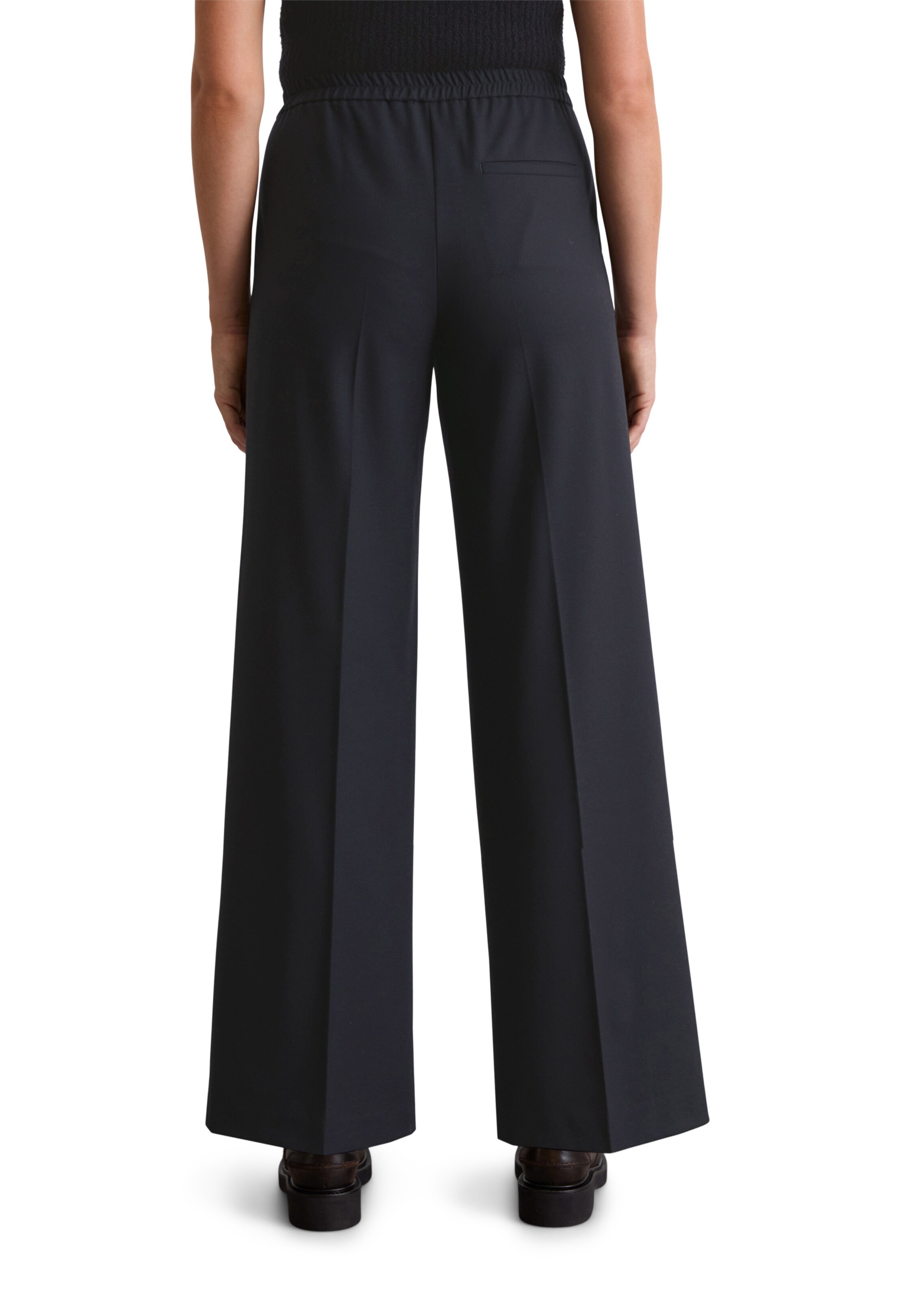 Marc O'Polo Свободный крой Брюки со складками в Синий