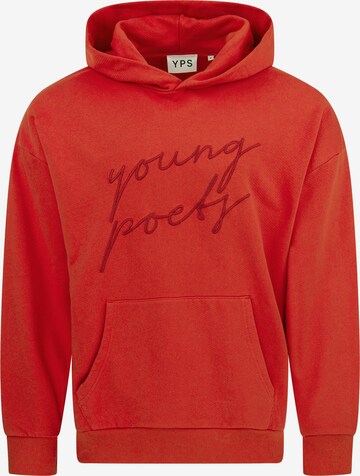 Young Poets Sweatshirt 'Danis' in Red: front