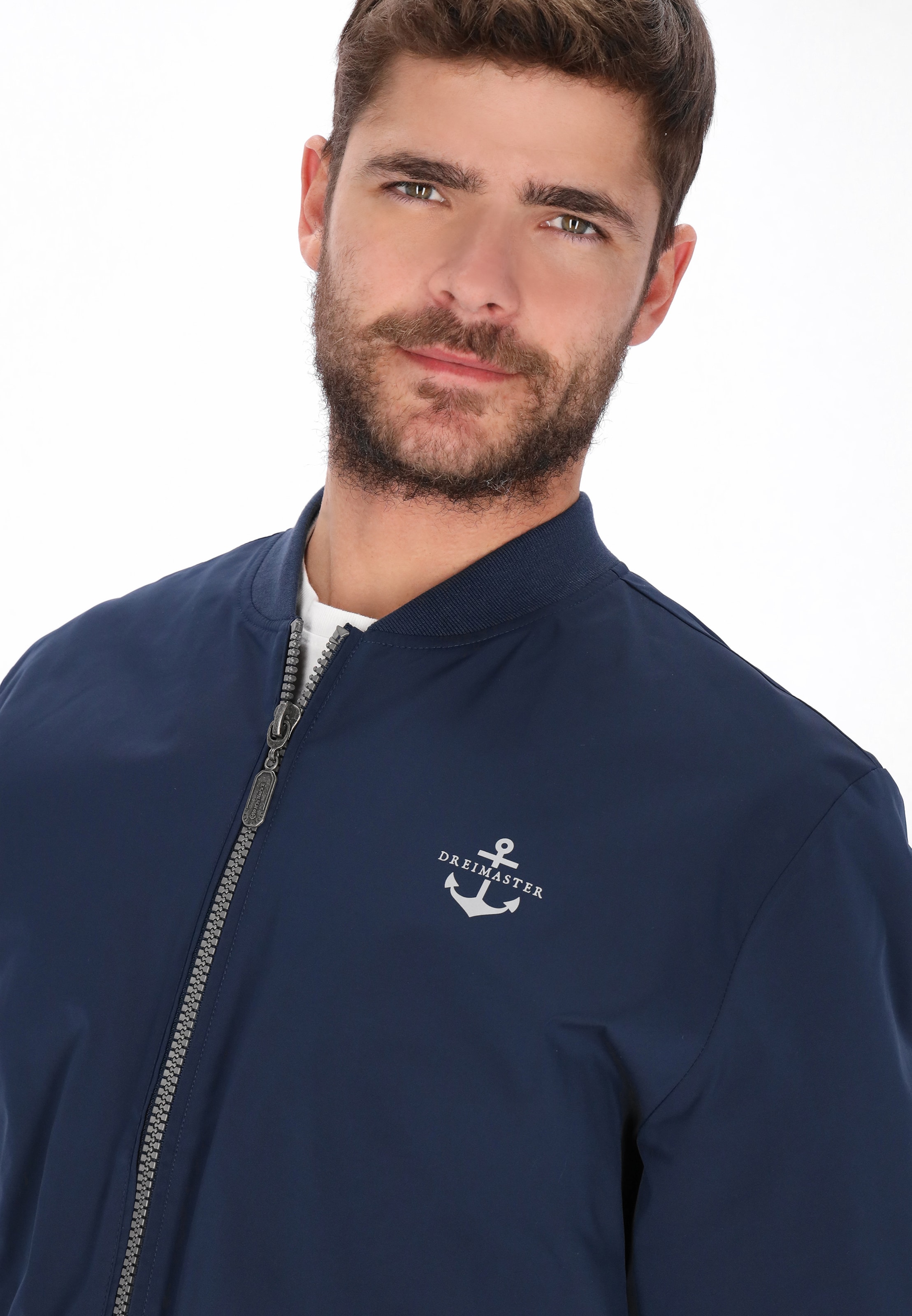 DreiMaster Maritim - Casaco meia-estação em azul