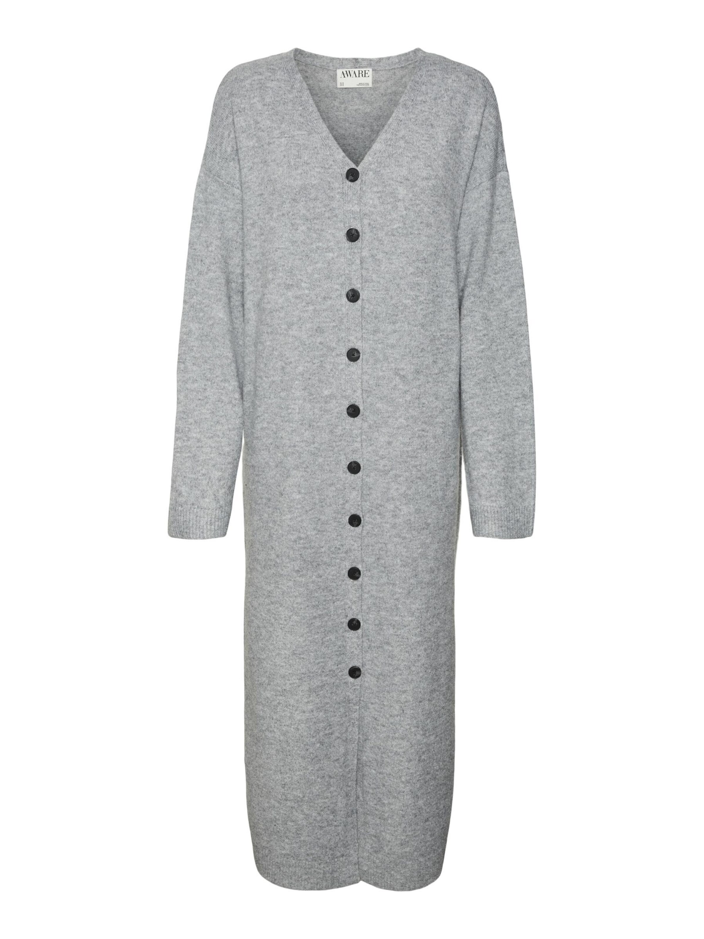VERO MODA Cardigan 'AWNINNA' i grå: forside