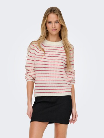 ONLY Sweater 'ONLBase' in White: front