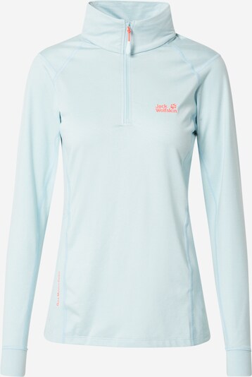 Tricou funcțional 'SNOW SKY' JACK WOLFSKIN pe albastru deschis / corai, Vizualizare produs