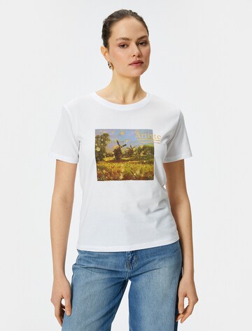 Koton Shirt in Wit: voorkant