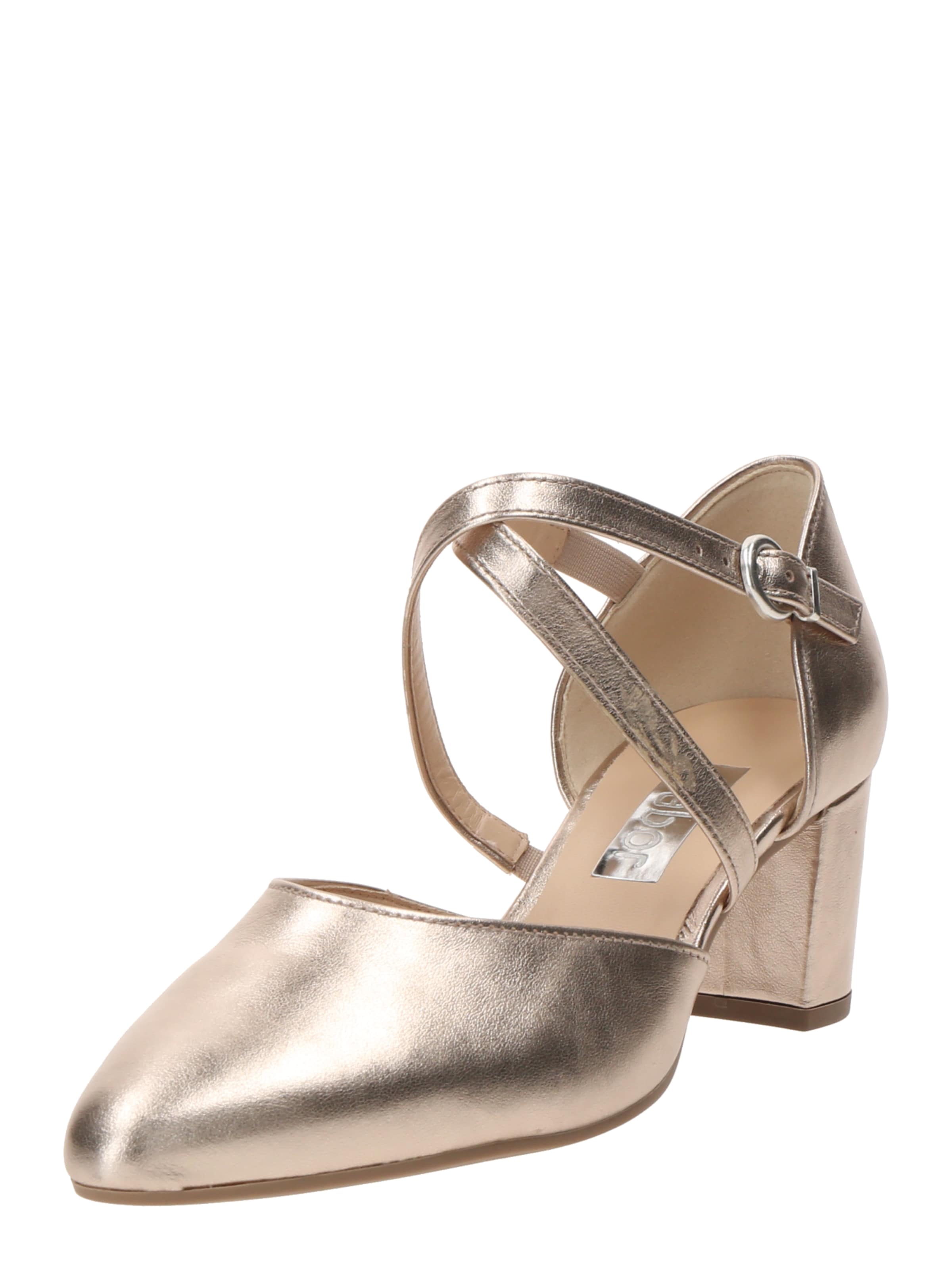 Décolleté sling di GABOR in oro: frontale