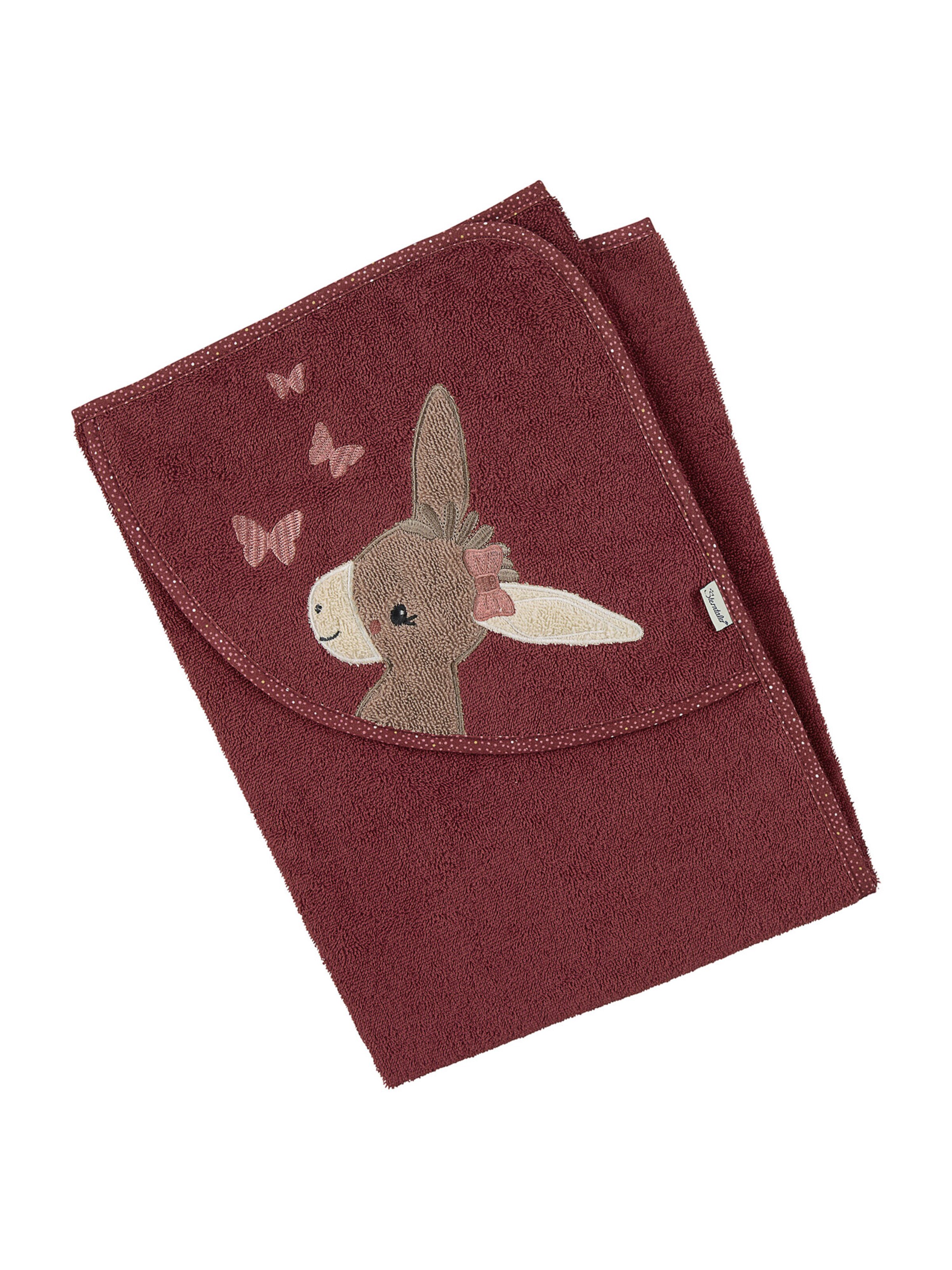 STERNTALER Shower Towel 'Emmily' in Red: front