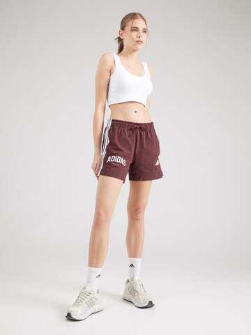 regular Pantaloni sportivi di ADIDAS SPORTSWEAR in rosso