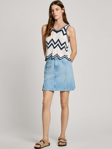 Pepe Jeans Top 'Ollie' in Weiß