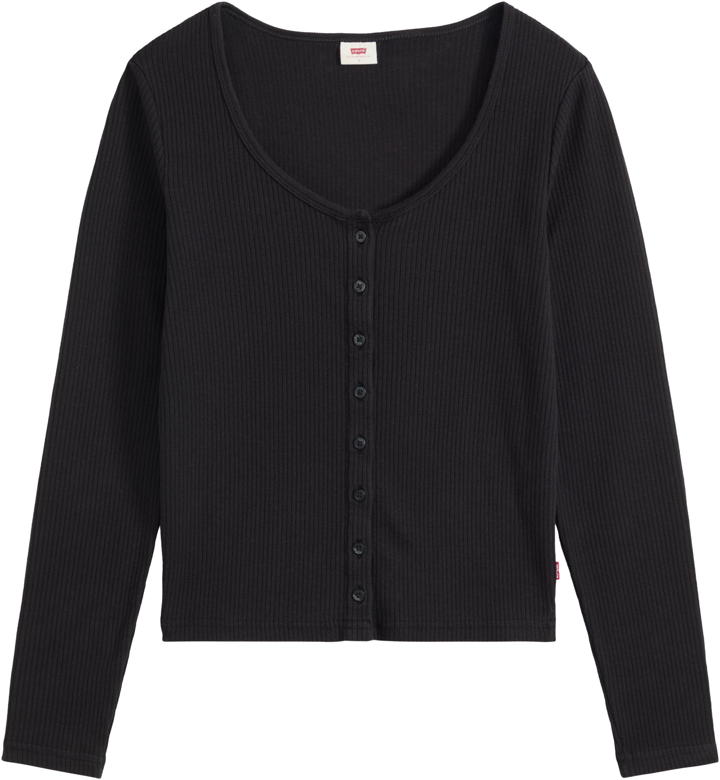 LEVI'S ® Srunhirt in Schwarz: Vorderseite