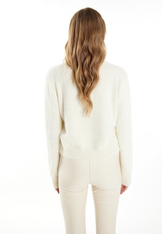 Cardigan 'Dedica' faina en blanc