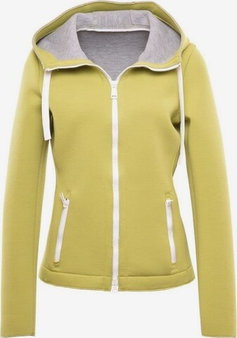 Fuchs Schmitt Zip-Up Hoodie in Yellow: front