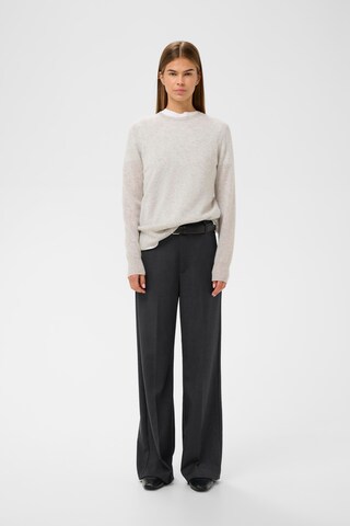 InWear Wide leg Pantalon 'Yukta' in Grijs
