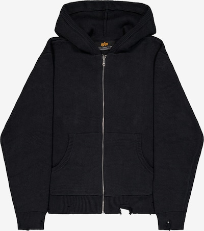 S dydžio Kardiganas iš ALPHA INDUSTRIES, spalva – juoda, Prekių apžvalga