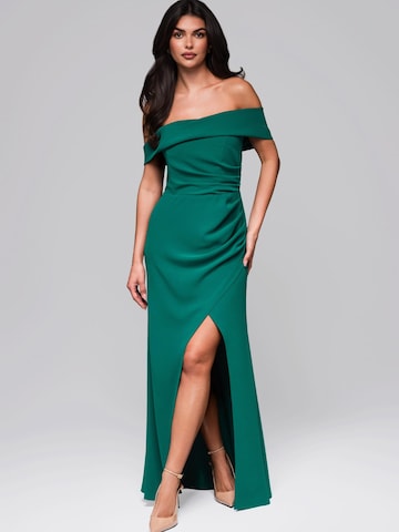 Ombre Abendkleid in Grün