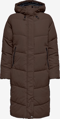 Palton de iarnă 'ONLMAGGI' de la ONLY pe maro: față