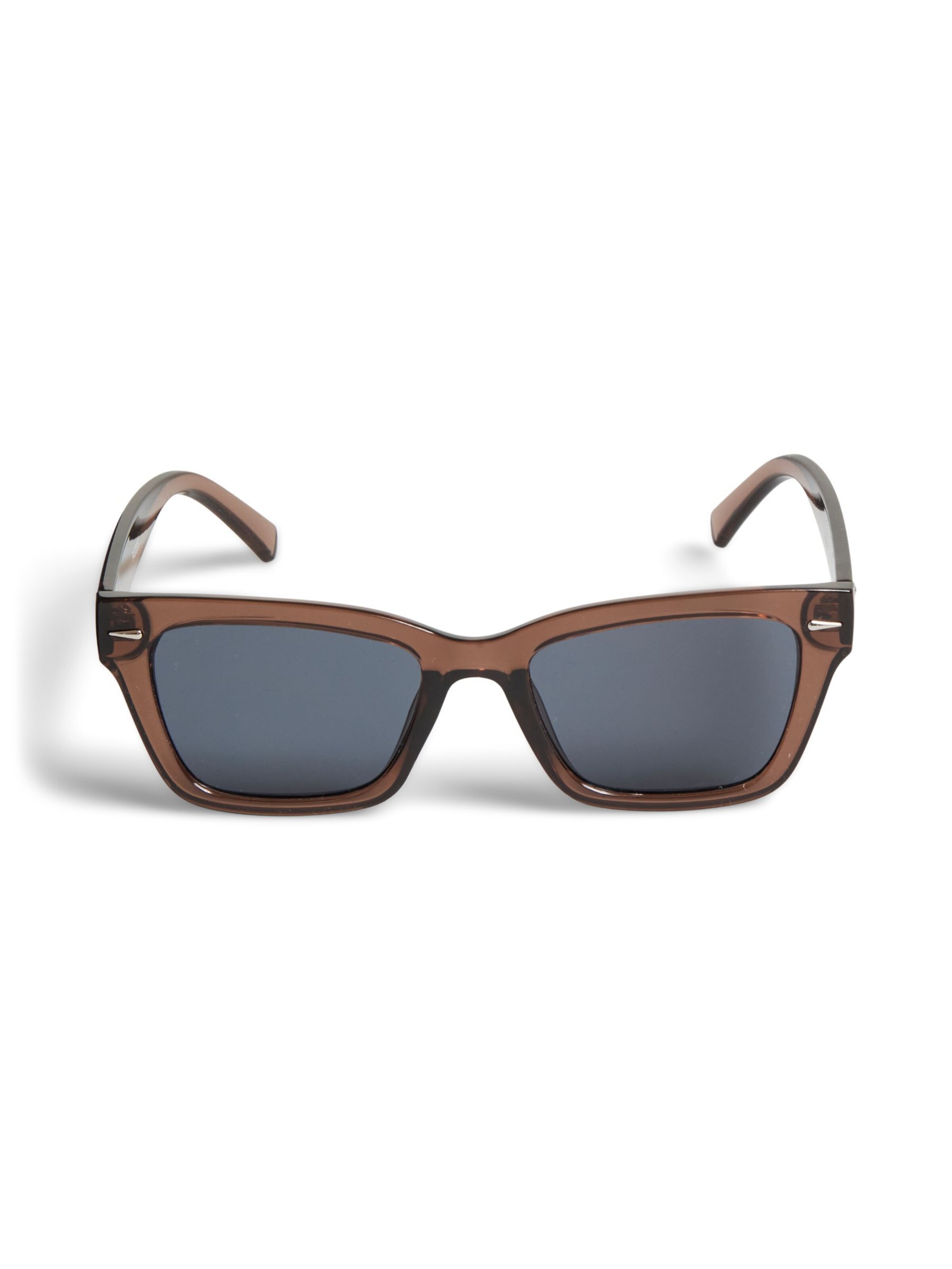 Lunettes de soleil 'PCKatie' PIECES en marron : devant
