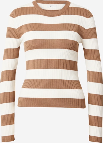 JDY Свитер 'JDYPlum' в Коричневый: спереди