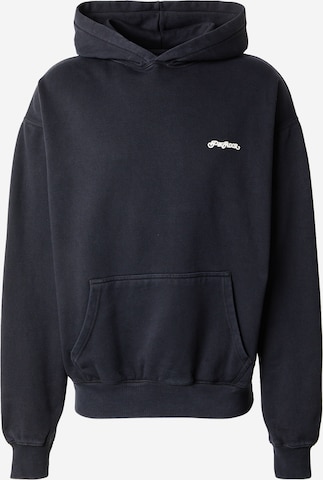 PegadorSweater majica 'Barter' - crna boja: prednji dio