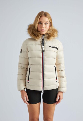 JACK1T Winterjacke in Beige