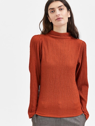 SELECTED FEMME Blus 'Bea' i röd