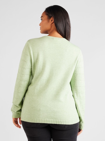 ONLY Carmakoma Пуловер 'KATIA' в зелено