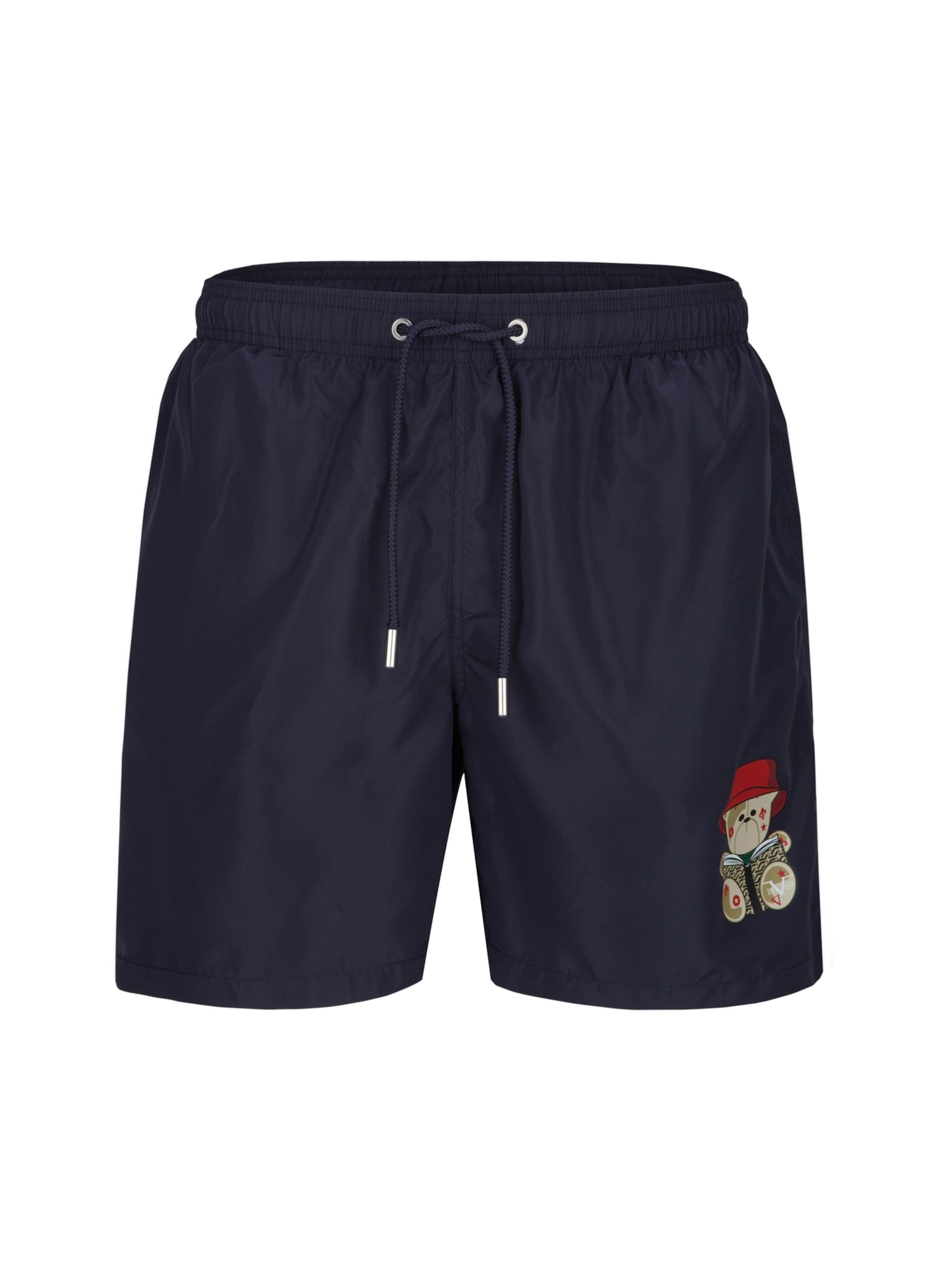 19V69 ITALIA Badeshorts 'Siro Bucket' in Blau: Vorderseite